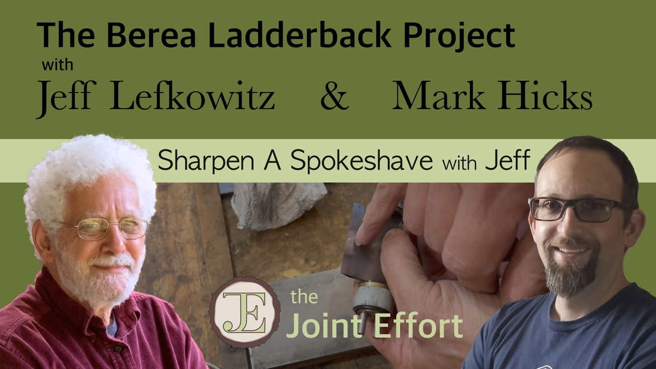 How to Sharpen a Spokeshave (with Jeff Lefkowitz)